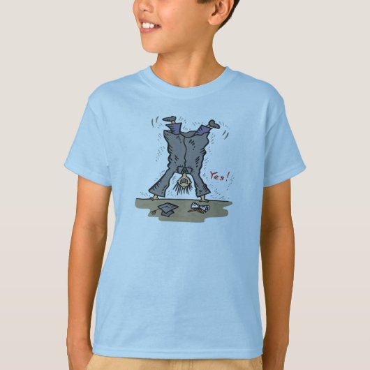 おもしろいな卒業のTシャツおよびギフト Tシャツ (正面)