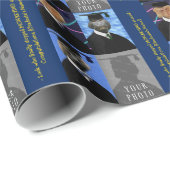 おもしろいな卒業はカスタムなお祝いをまねます ラッピングペーパー (ロールコーナー)