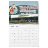 おもしろいな印のカレンダー カレンダー (3月 2026)