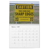 おもしろいな印のカレンダー カレンダー (2月 2027)