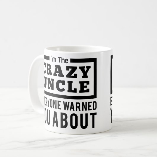 おもしろいな叔父さん-私は熱狂するな叔父さんですVintage Mug コーヒーマグカップ (正面左)