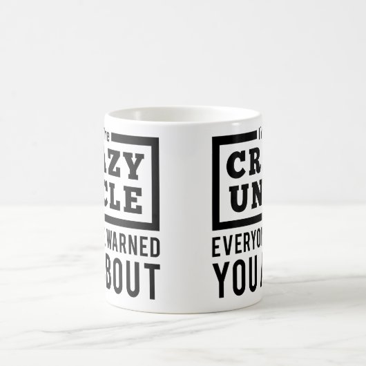 おもしろいな叔父さん-私は熱狂するな叔父さんですVintage Mug コーヒーマグカップ (中央)