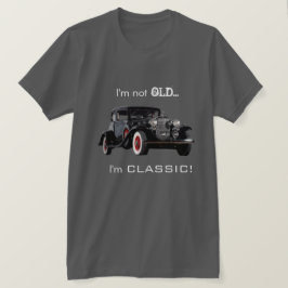 おもしろいな古くないしかしクラシックなヴィンテージ車のモダン Tシャツ