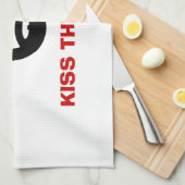 おもしろいな台所タオル|のキス調理師 キッチンタオル (四つ折り)