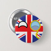 おもしろいな向くオタク系のなイギリスCountryball 缶バッジ (正面&裏面)