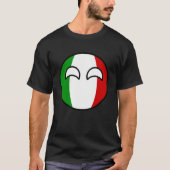 おもしろいな向くオタク系のなイタリアCountryball Tシャツ (正面)