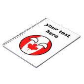 おもしろいな向くオタク系のなカナダCountryball ノートブック (左側)