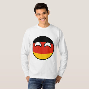 おもしろいな向くオタク系のなドイツCountryball Tシャツ