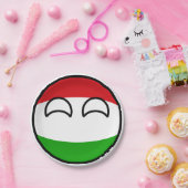 おもしろいな向くオタク系のなハンガリーCountryball ペーパープレート (パーティー)