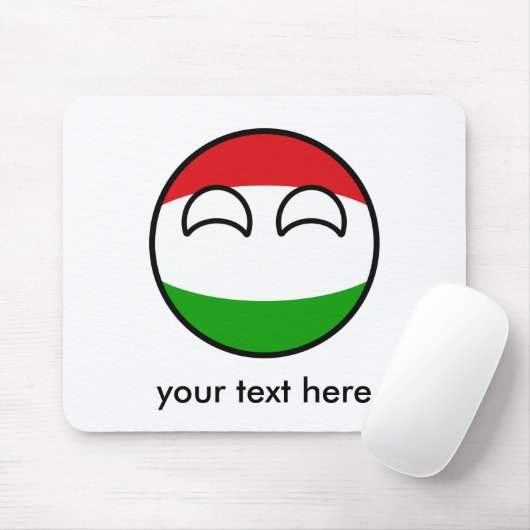 おもしろいな向くオタク系のなハンガリーCountryball マウスパッド (マウス)