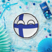 おもしろいな向くオタク系のなフィンランドCountryball ペーパープレート (パーティー)