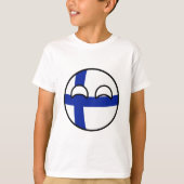 おもしろいな向くオタク系のなフィンランドCountryball Tシャツ (正面)