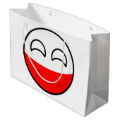 おもしろいな向くオタク系のなポーランドCountryball ラージペーパーバッグ (裏面アングル)