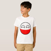 おもしろいな向くオタク系のなポーランドCountryball Tシャツ (正面フル)