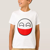 おもしろいな向くオタク系のなポーランドCountryball Tシャツ (正面)