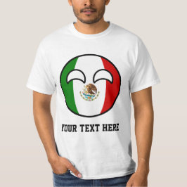 おもしろいな向くオタク系のなメキシコCountryball Tシャツ