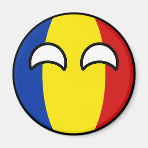 おもしろいな向くオタク系のなルーマニアCountryball マグネット