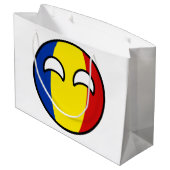 おもしろいな向くオタク系のなルーマニアCountryball ラージペーパーバッグ (裏面アングル)