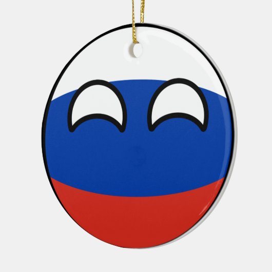 おもしろいな向くオタク系のなロシアCountryball セラミックオーナメント (左)