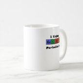 おもしろいな周期表のベーコン科学化学 コーヒーマグカップ (正面右)