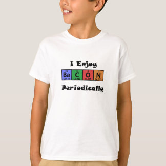おもしろいな周期表のベーコン科学化学 Tシャツ