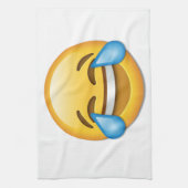 おもしろいな喜びのemojiの破損 キッチンタオル (縦)