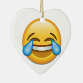 おもしろいな喜びのemojiの破損 セラミックオーナメント (右)
