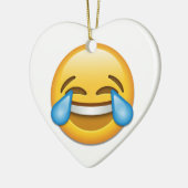 おもしろいな喜びのemojiの破損 セラミックオーナメント (左)