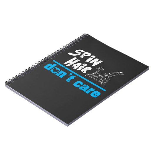 おもしろいな回転のクラスの屋内サイクリングの回転の回転の毛 ノートブック (左側)