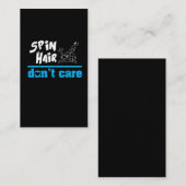 おもしろいな回転のクラスの屋内サイクリングの回転の回転の毛 名刺 (正面/裏面)