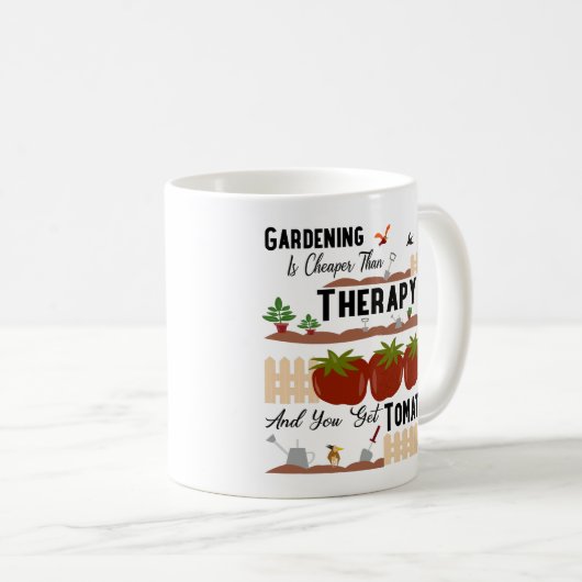 おもしろいな園芸コーヒー・マグ コーヒーマグカップ (正面右)