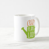 おもしろいな園芸発言熱狂するな植物の女性 コーヒーマグカップ (正面右)