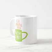 おもしろいな園芸発言Iは私の植物をぬらしました コーヒーマグカップ (正面左)