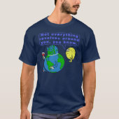 おもしろいな地球の俗物の天文学の宇宙のユーモア Tシャツ (正面)