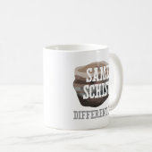 おもしろいな地質学同じ片岩 コーヒーマグカップ (正面右)