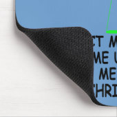 おもしろいな外国の外転 マウスパッド (コーナー)