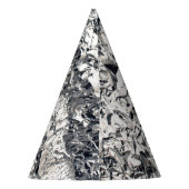 おもしろいな外国の金属のスズ箔のシンボルや象徴 パーティーハット (裏面)