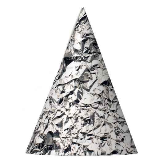 おもしろいな外国の金属のスズ箔のシンボルや象徴 パーティーハット (左)