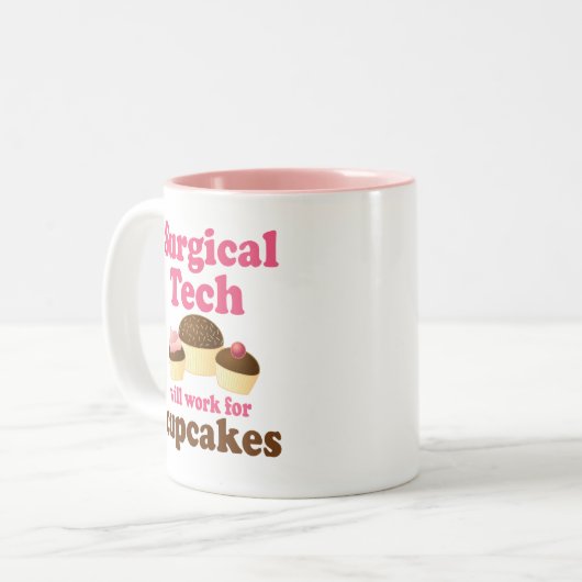 おもしろいな外科技術 ツートーンマグカップ (正面左)