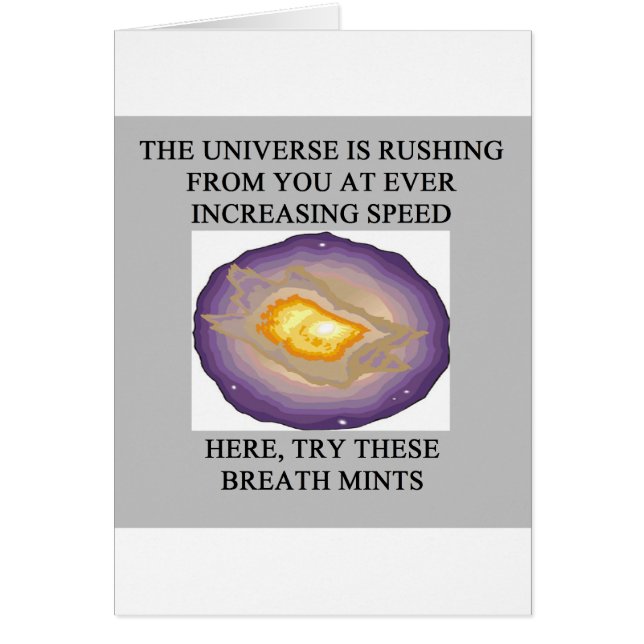 おもしろいな天文学の宇宙論の冗談 (正面)