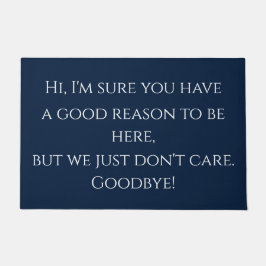 おもしろいな失礼な挨拶 ドアマット