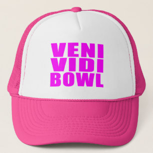 おもしろいな女の子のボーリングの引用文: Veni Vidiボール キャップ