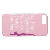 おもしろいな女の子の体操のギフトのYes私は体育専門家です Case-Mate iPhoneケース (裏面(横))