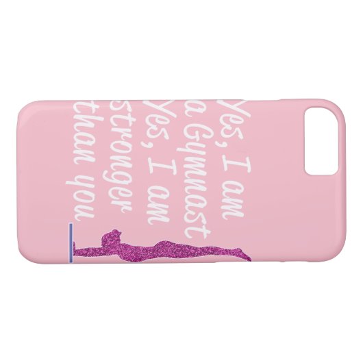 おもしろいな女の子の体操のギフトのYes私は体育専門家です Case-Mate iPhoneケース (裏面(横))