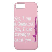 おもしろいな女の子の体操のギフトのYes私は体育専門家です Case-Mate iPhoneケース (裏面)