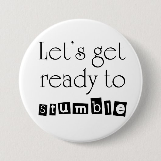 おもしろいな女性の飲むユーモアの冗談のパーティーボタン 缶バッジ (正面)