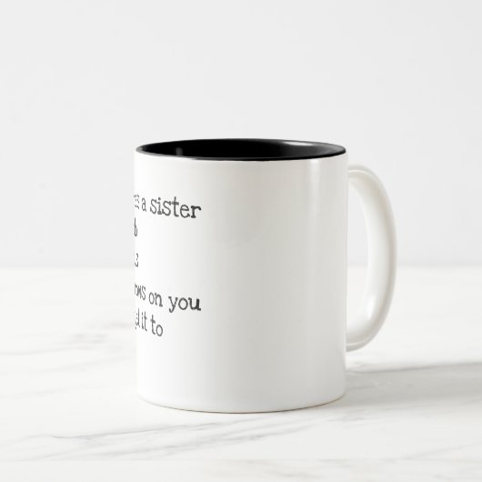 おもしろいな姉妹のマグ ツートーンマグカップ (正面右)