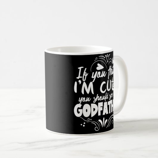 おもしろいな姪の甥の《キリスト教》洗礼式や命名式のコーヒー・マグの洗礼 コーヒーマグカップ (正面右)