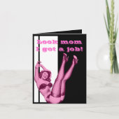 おもしろいな娘の母の日 カード (正面)