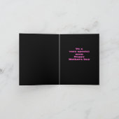 おもしろいな娘の母の日 カード (内部)